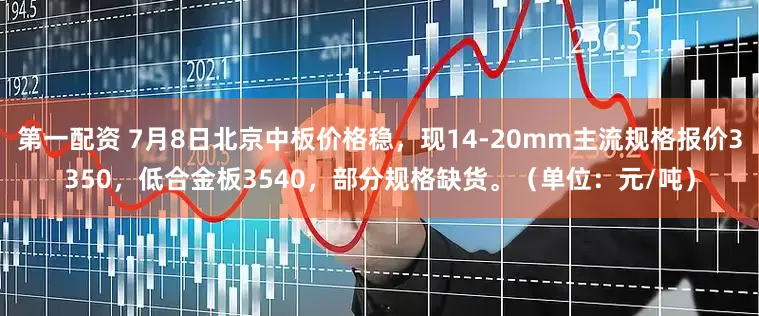 第一配资 7月8日北京中板价格稳，现14-20mm主流规格报价3350，低合金板3540，部分规格缺货。（单位：元/吨）