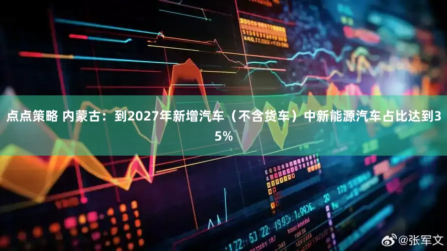 点点策略 内蒙古：到2027年新增汽车（不含货车）中新能源汽车占比达到35%